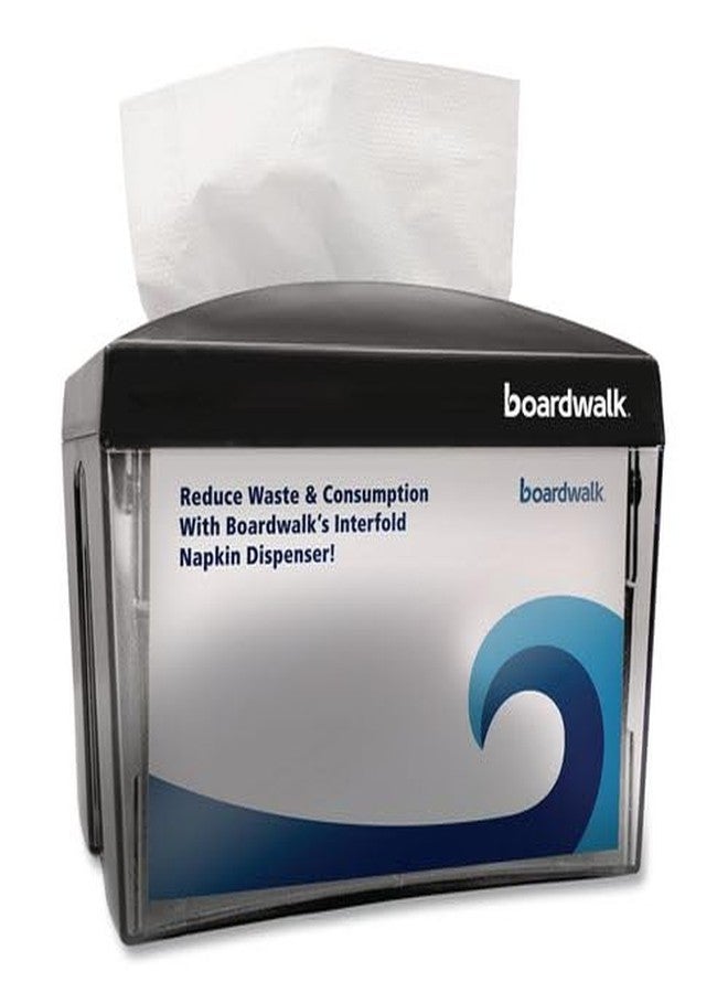 Boardwalk Interfold Napkin Dispenser, 7.9" x 5.6" x 7.9", Commercial Dispensing For Restaurants, Cafeterias, Breakrooms, Compact Design, Made in the USA - Image 3